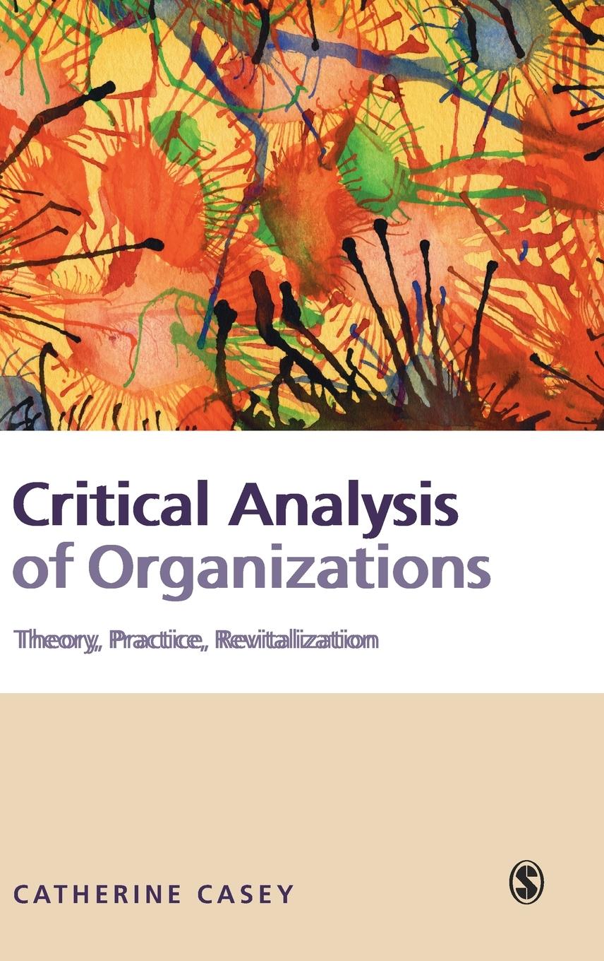 Vorderes Coverbild Critical Analysis of Organizations