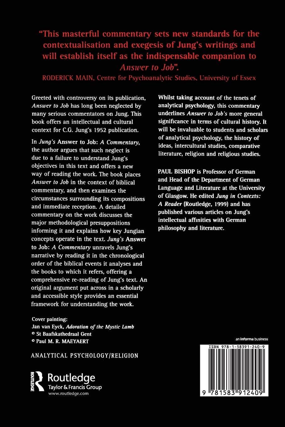 Rückseitencover Jung's Answer to Job