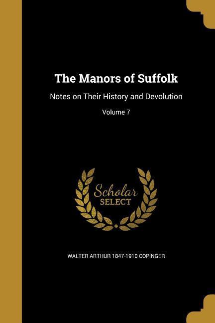 Vorderes Coverbild The Manors of Suffolk