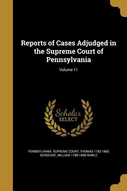 Vorderes Coverbild REPORTS OF CASES ADJUDGED IN T