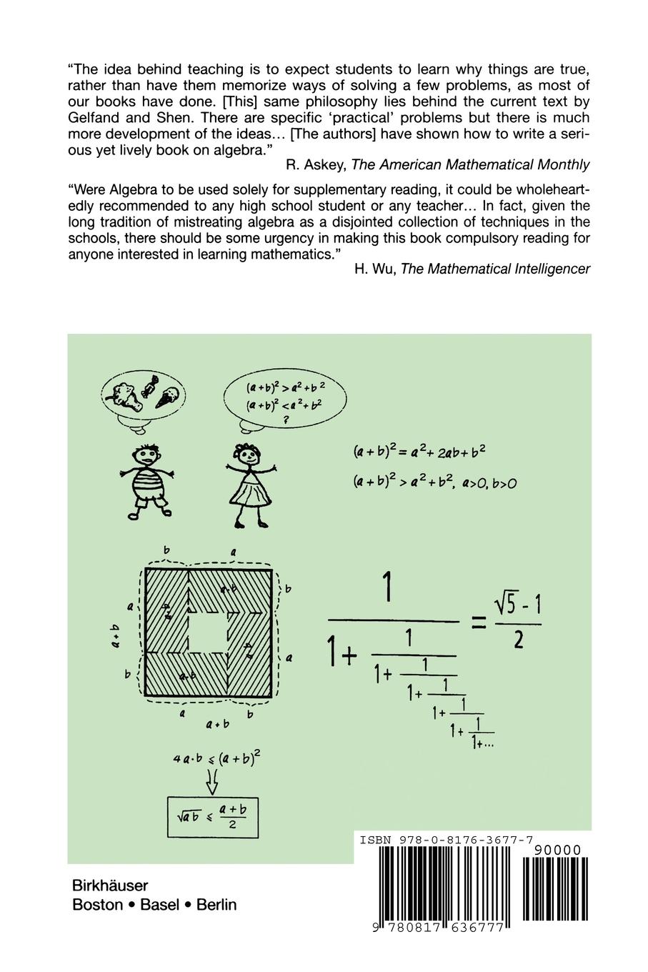 Rückseitencover Algebra