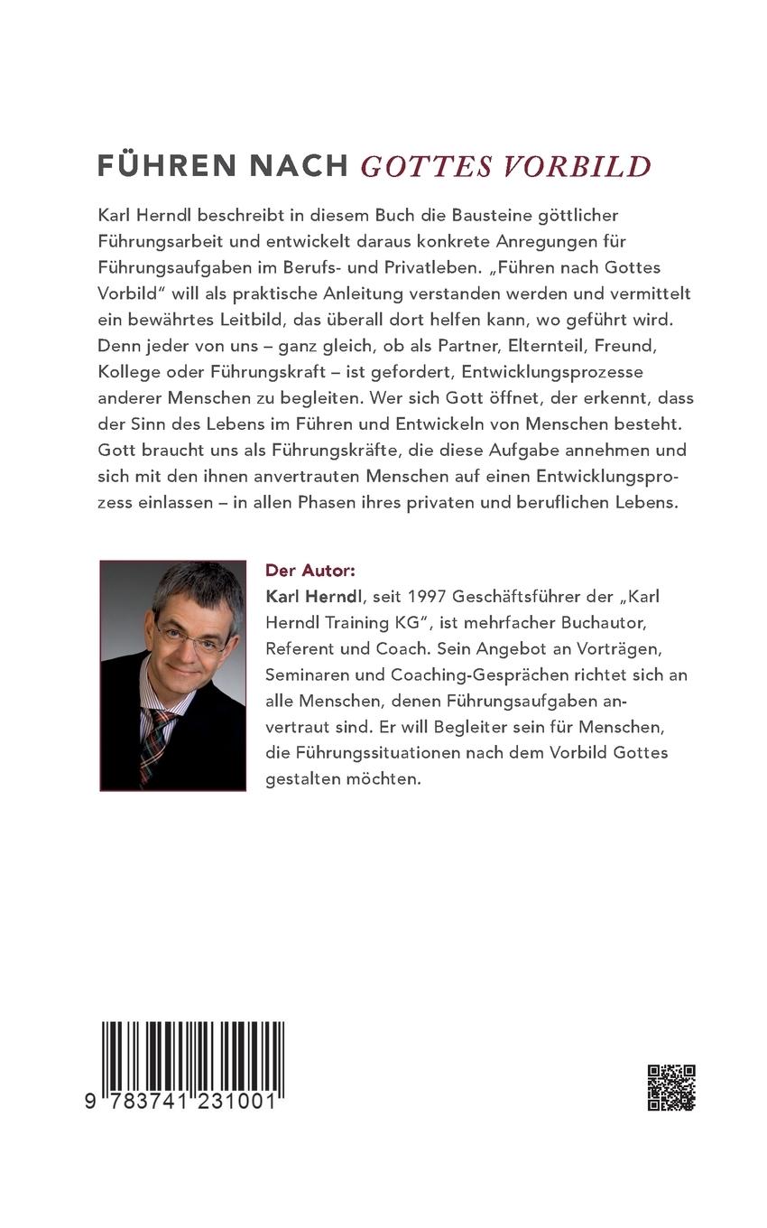 Rückseitencover Führen nach Gottes Vorbild