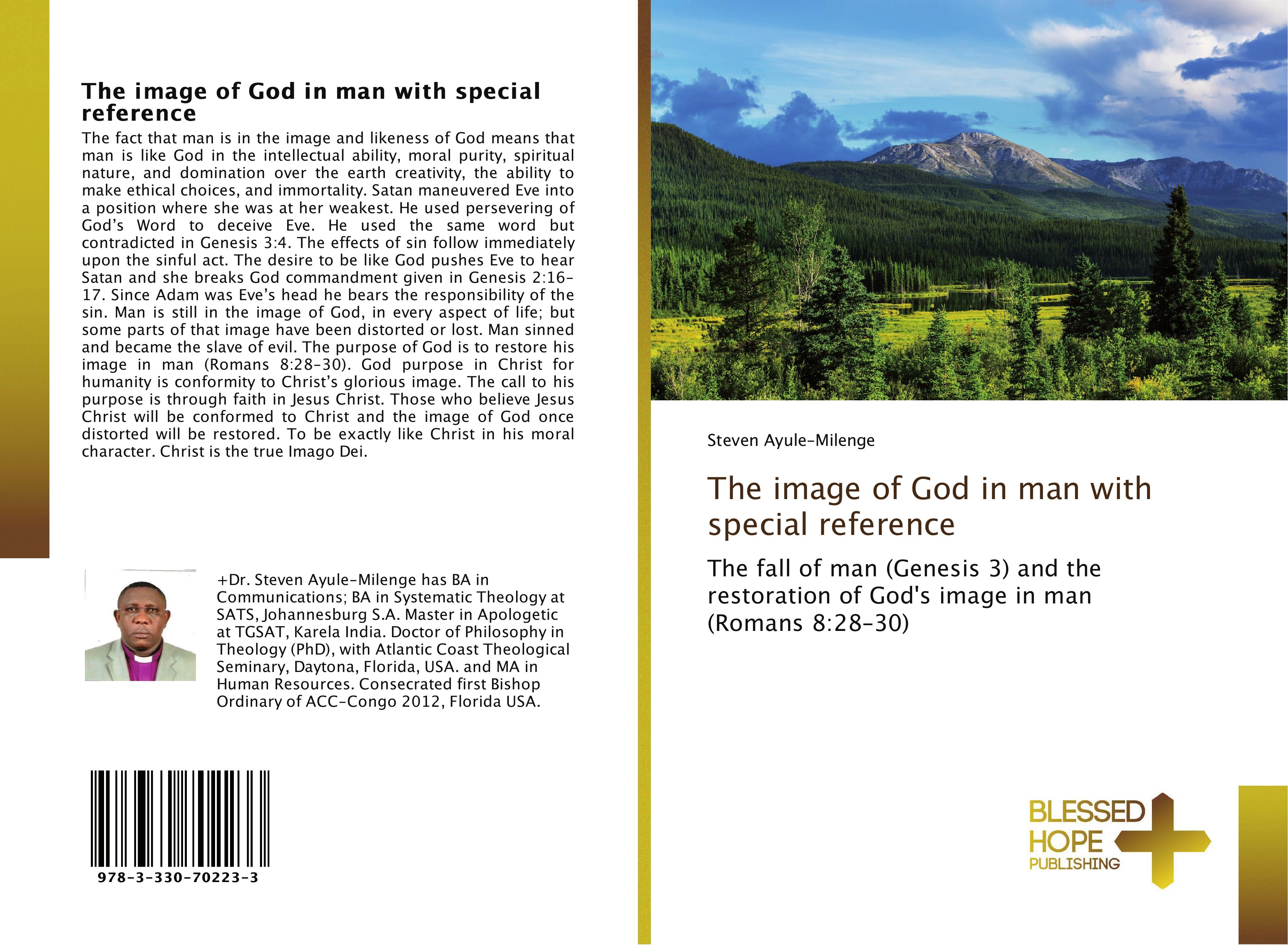 Vorderes Coverbild The image of God in man with special reference