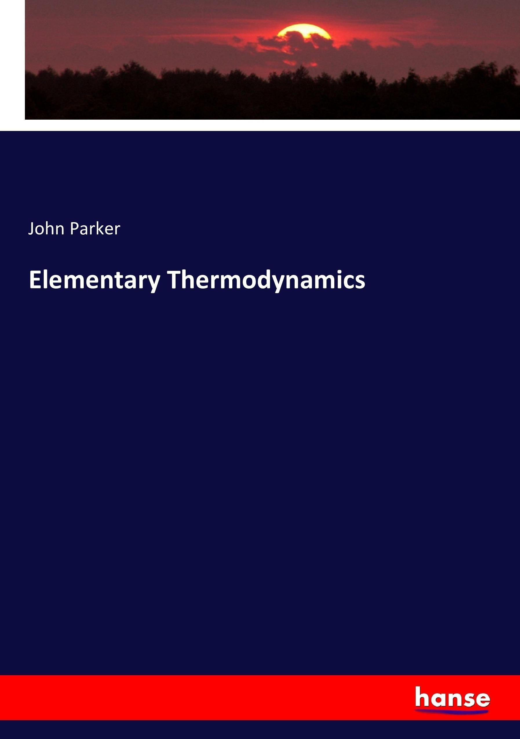 Vorderes Coverbild Elementary Thermodynamics