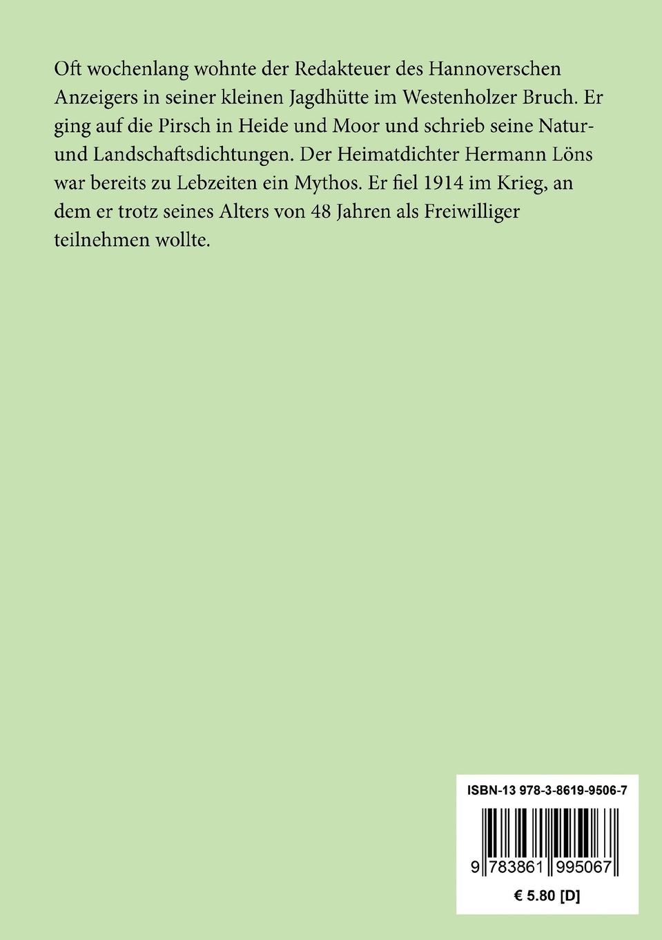 Rückseitencover Der letzte Hansbur