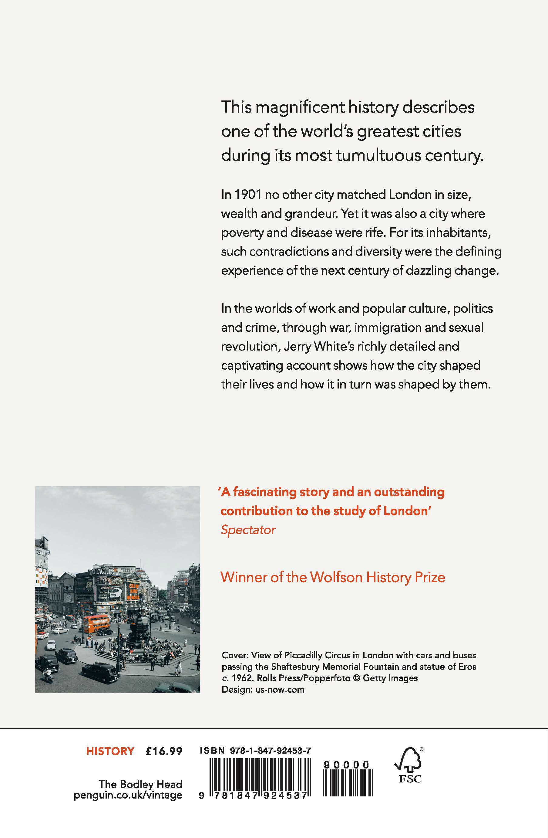 Rückseitencover London in the Twentieth Century