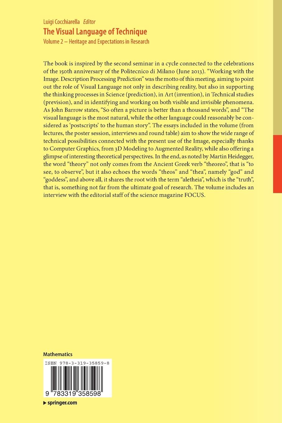 Rückseitencover The Visual Language of Technique