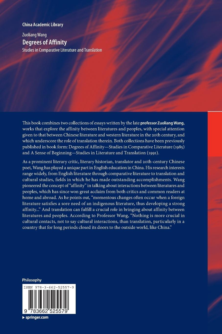 Rückseitencover Degrees of Affinity