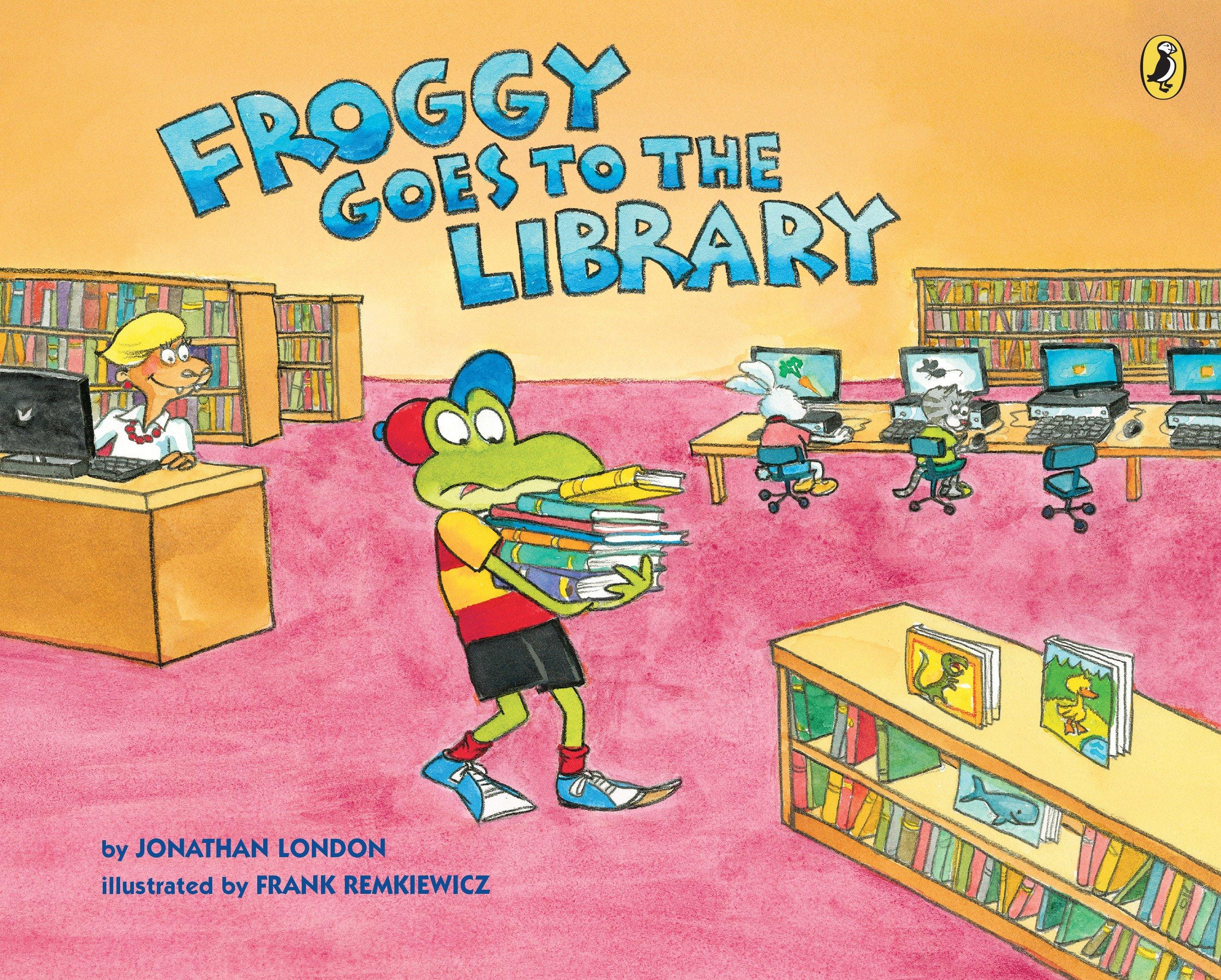 Vorderes Coverbild Froggy Goes to the Library