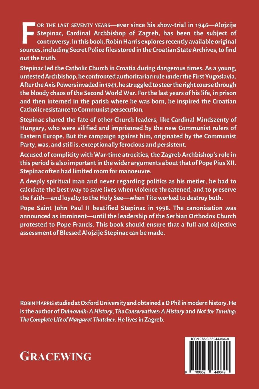 Rückseitencover Stepinac