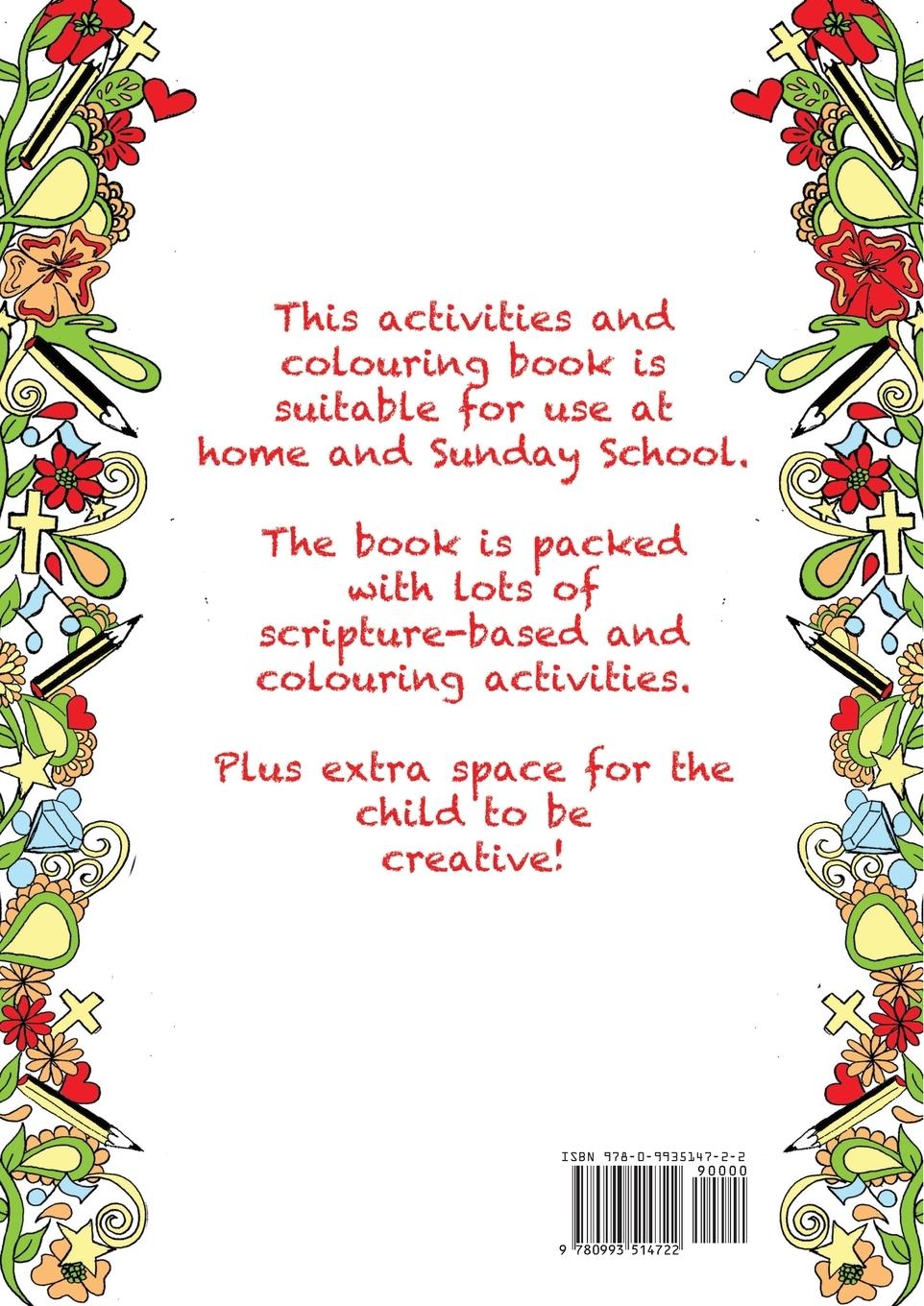 Rückseitencover Activities and Colouring Prayer Book