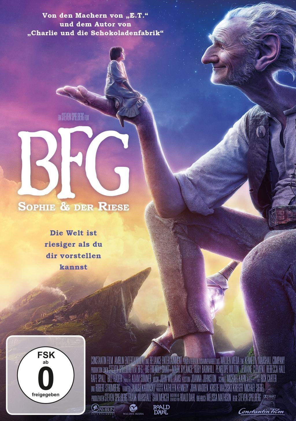 Vorderes Coverbild BFG - Sophie und der Riese