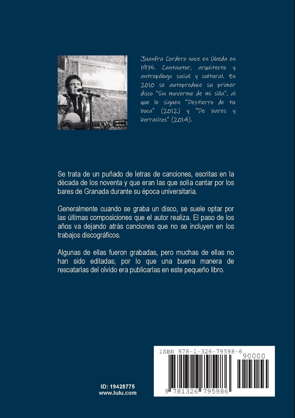 Rückseitencover Canciones olvidadas