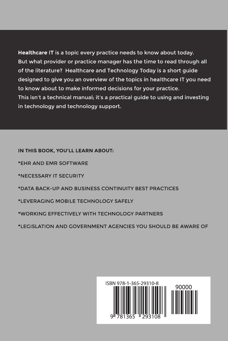 Rückseitencover Healthcare And Technology Today