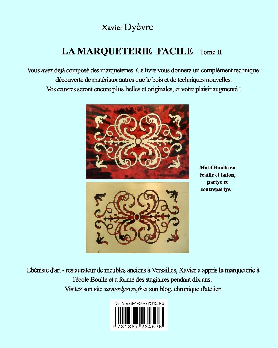 Rückseitencover MARQUETERIE tome 2
