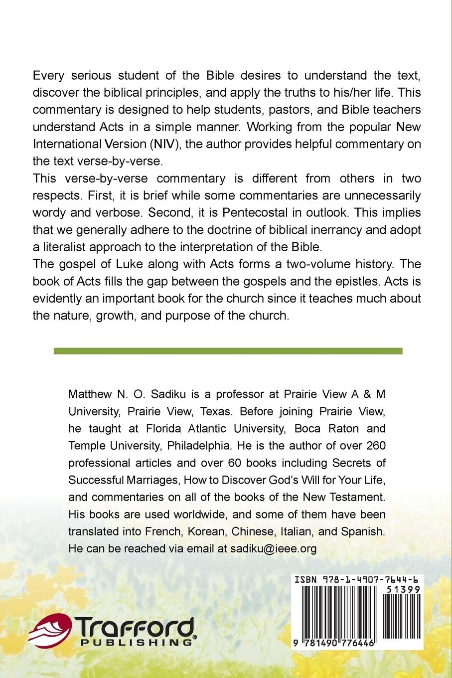 Rückseitencover "Acts 13-28