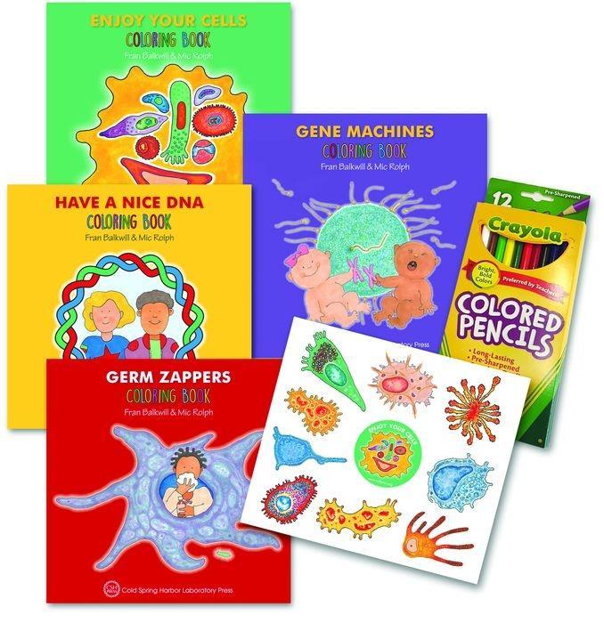 Vorderes Coverbild Enjoy Your Cells Series Coloring Books, 4-Book Gift Set