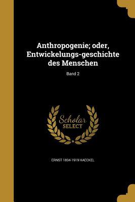 Vorderes Coverbild Anthropogenie; oder, Entwickelungs-geschichte des Menschen; Band 2