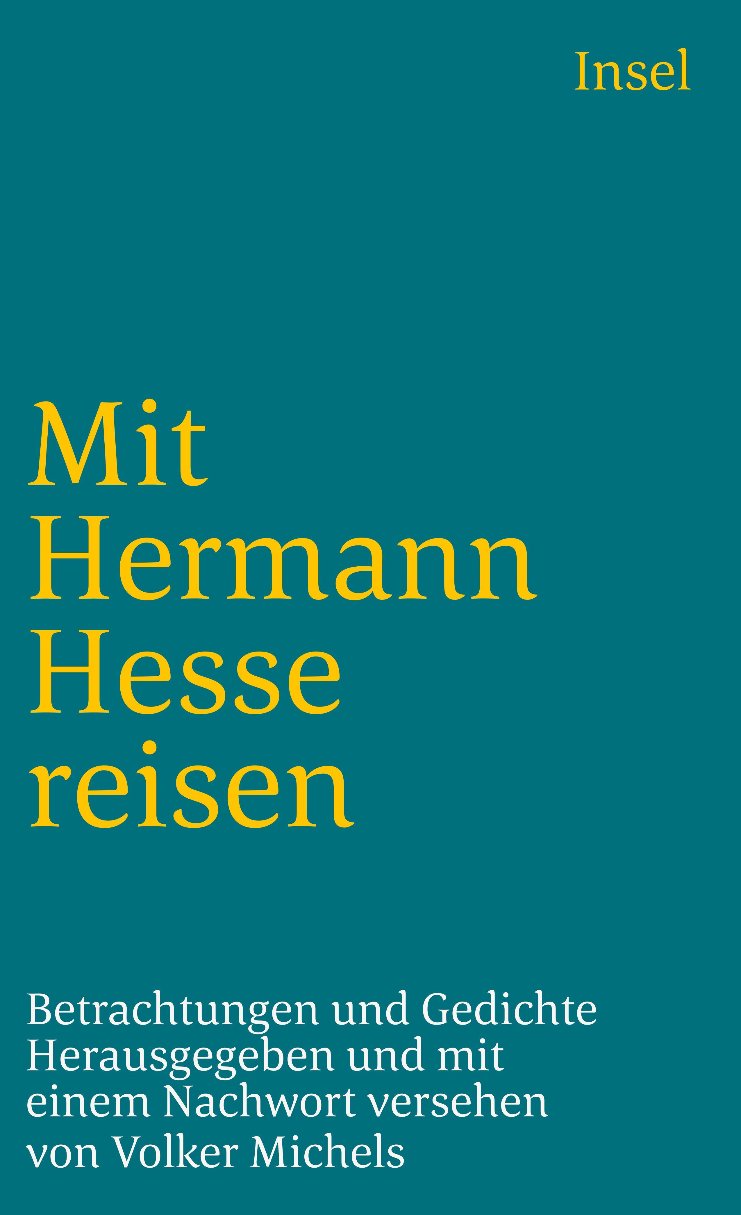 Vorderes Coverbild Mit Hermann Hesse reisen