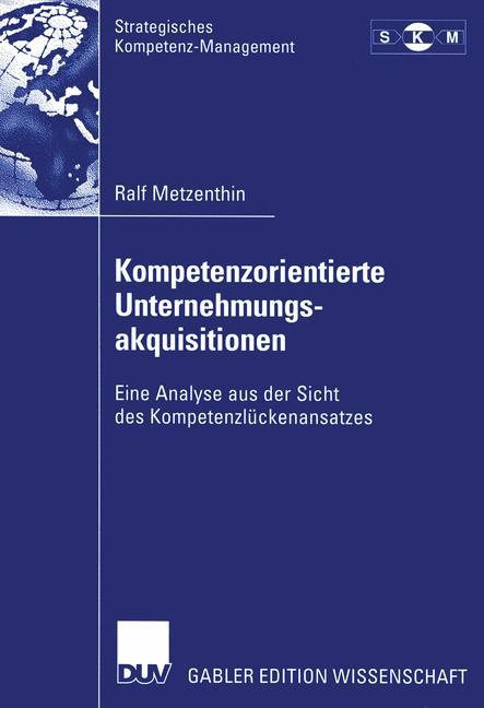 Vorderes Coverbild Kompetenzorientierte Unternehmungsakquisitionen