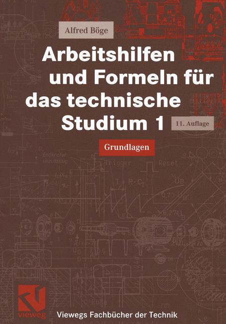 Vorderes Coverbild Arbeitshilfen und Formeln für das technische Studium 1
