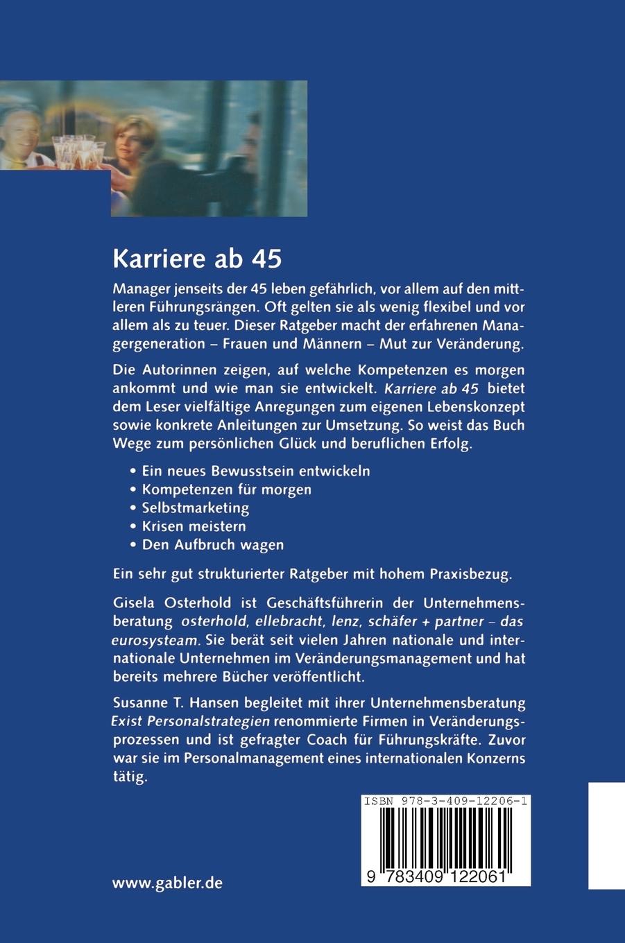 Rückseitencover Karriere ab 45