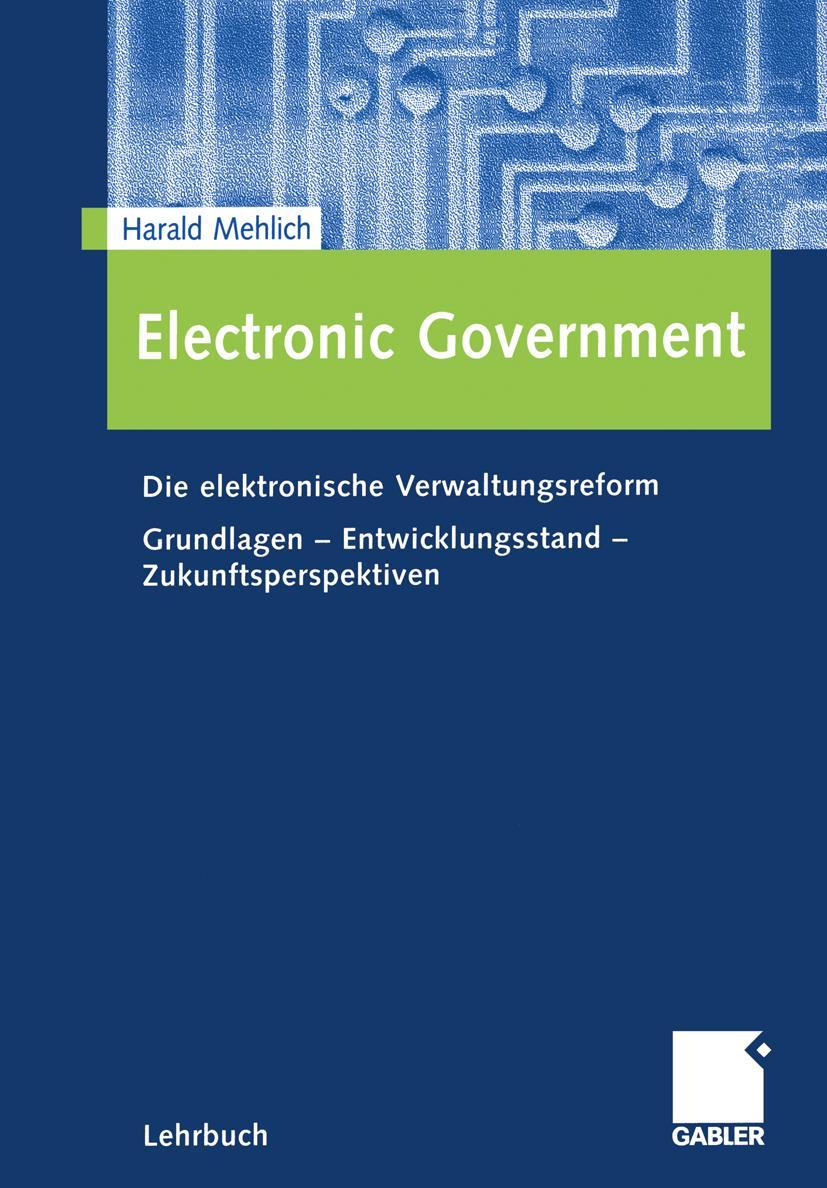 Vorderes Coverbild Electronic Government