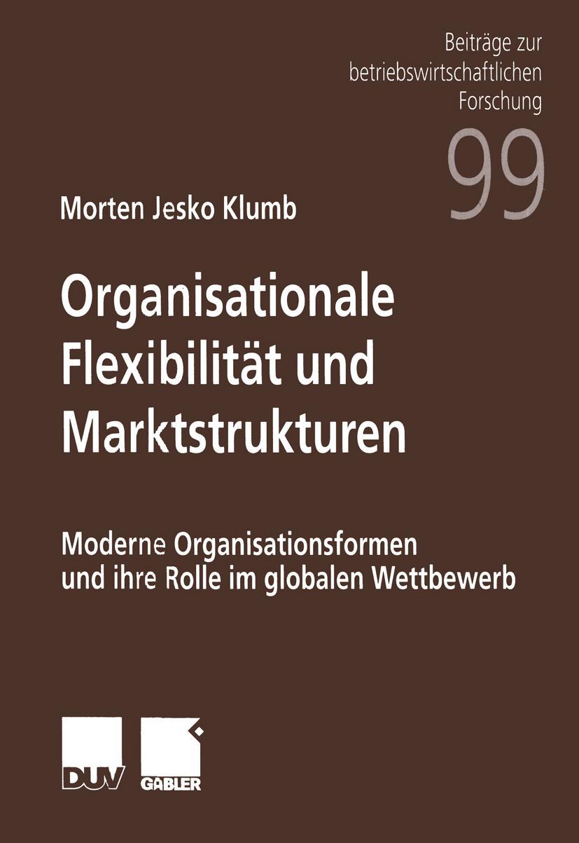 Vorderes Coverbild Organisationale Flexibilität und Marktstrukturen