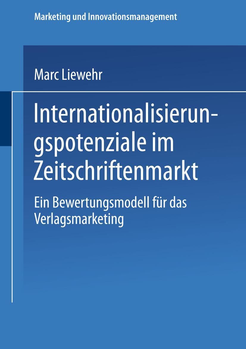 Vorderes Coverbild Internationalisierungspotenziale im Zeitschriftenmarkt