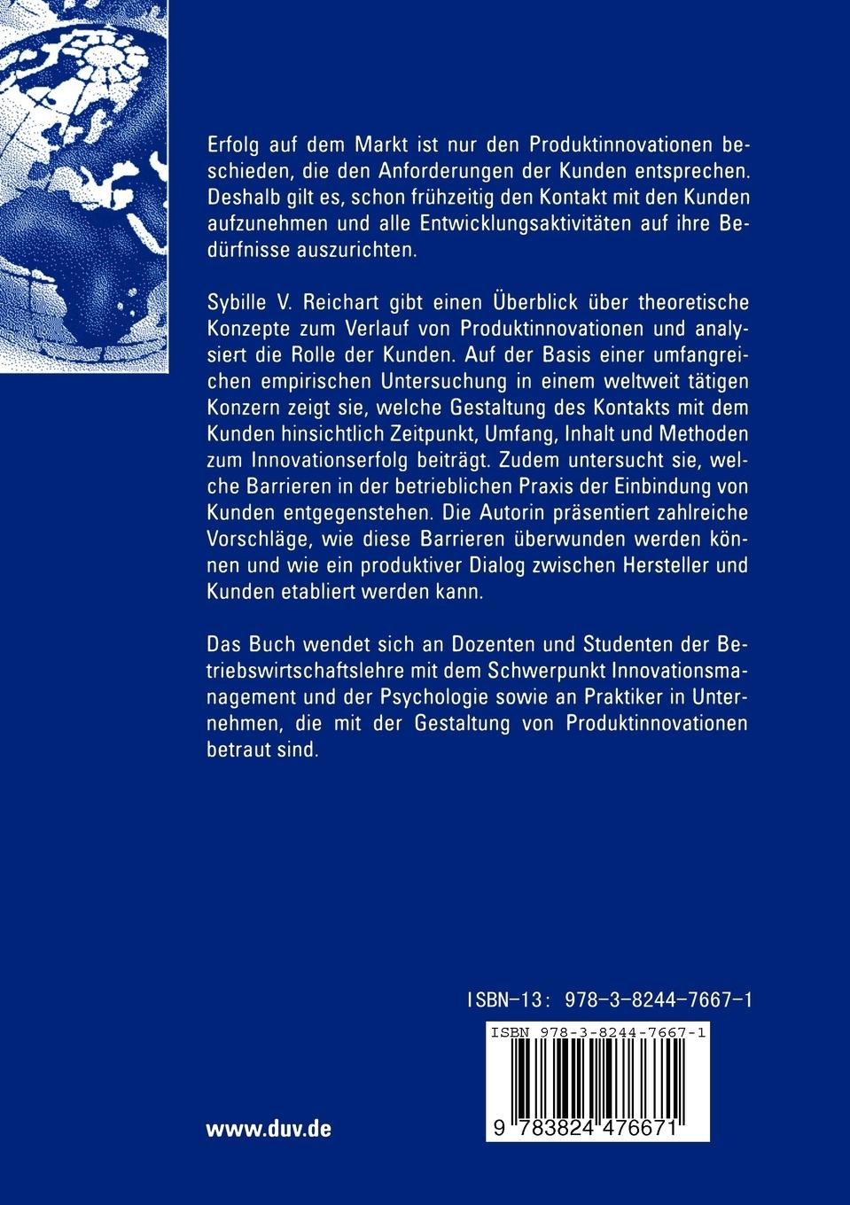 Rückseitencover Kundenorientierung im Innovationsprozess