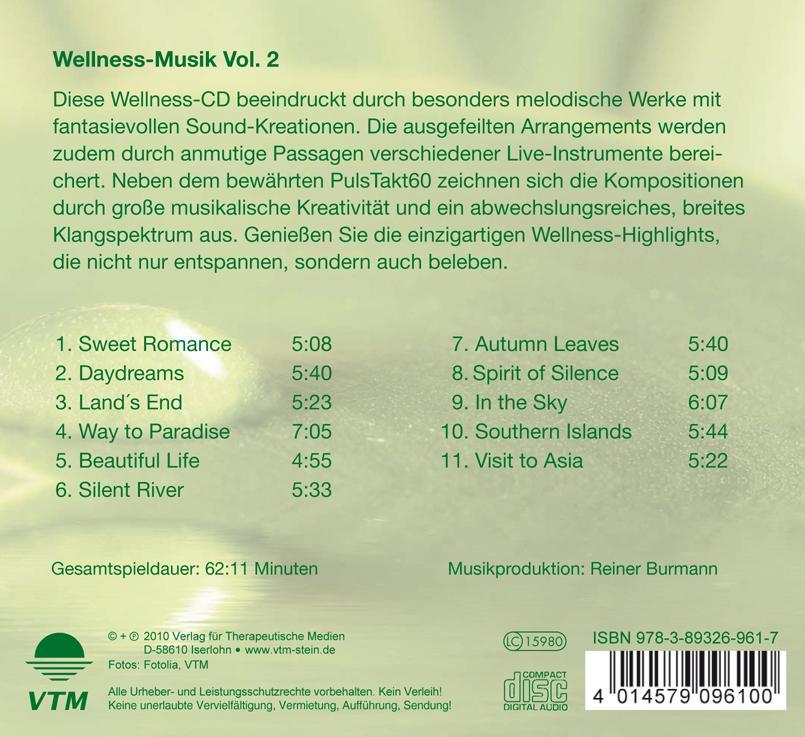 Rückseitencover Wellness Musik 2