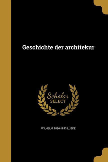 Vorderes Coverbild Geschichte der architekur