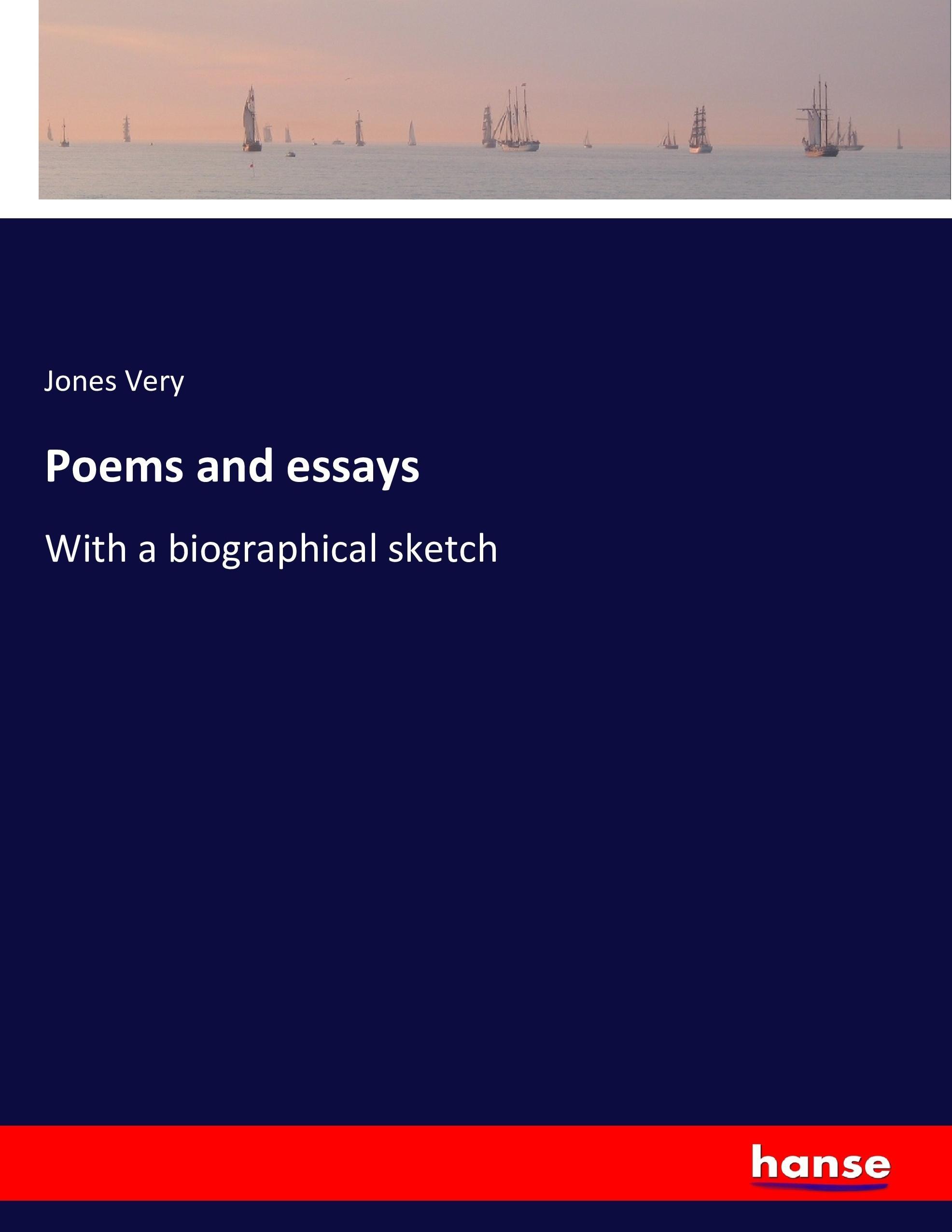 Vorderes Coverbild Poems and essays