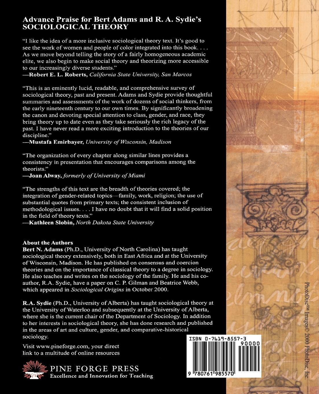 Rückseitencover Sociological Theory