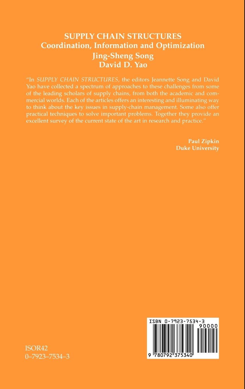 Rückseitencover Supply Chain Structures