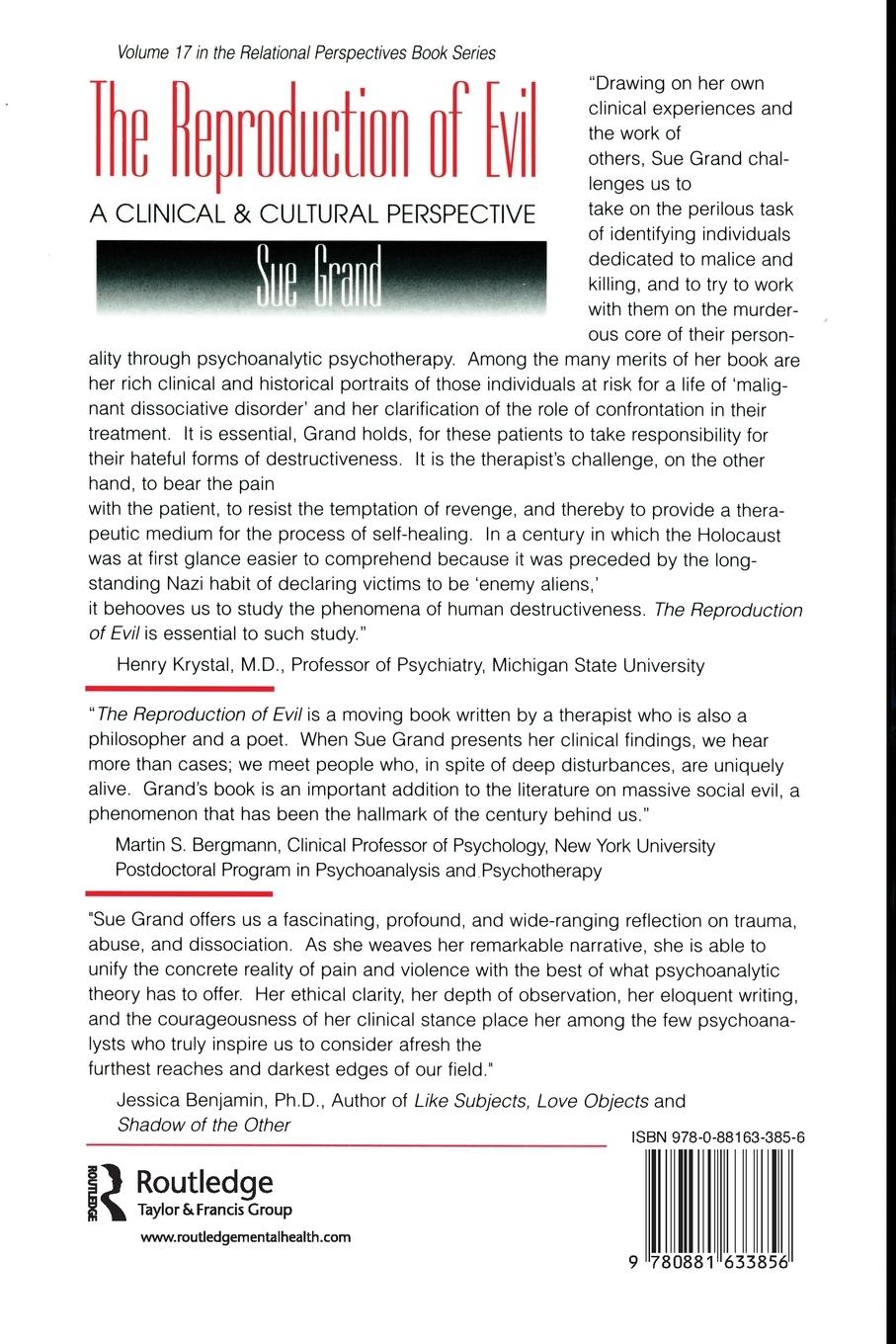 Rückseitencover The Reproduction of Evil