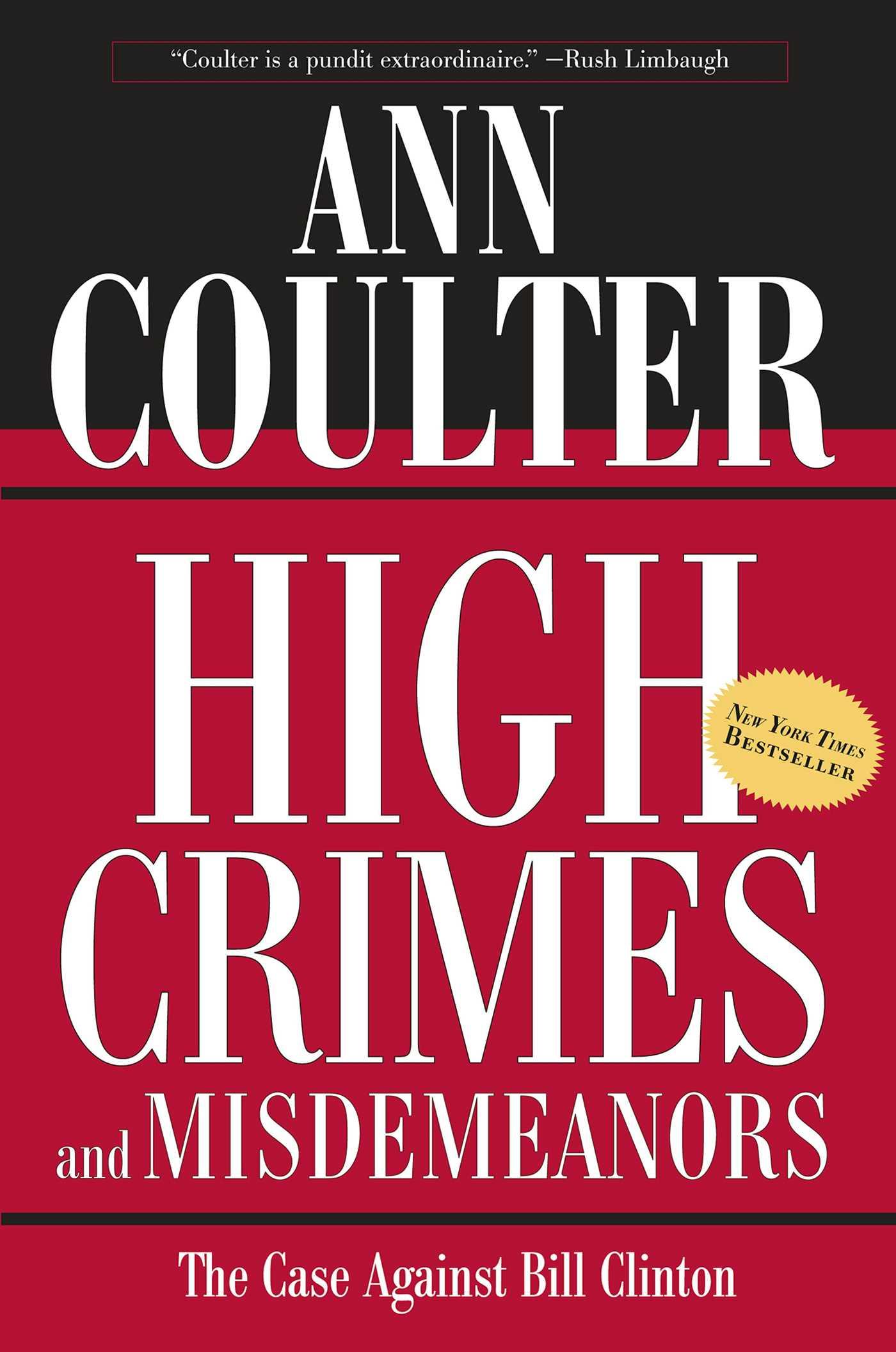 Vorderes Coverbild High Crimes and Misdemeanors