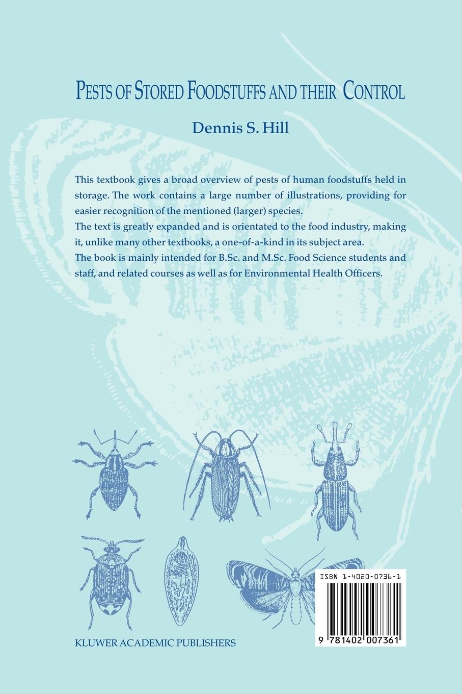 Rückseitencover Pests of Stored Foodstuffs and their Control