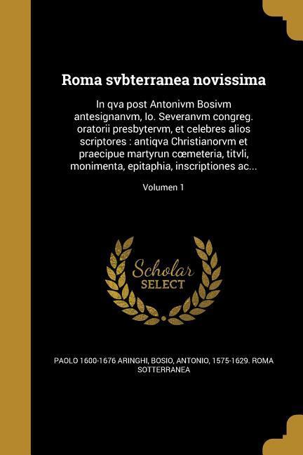 Vorderes Coverbild Roma svbterranea novissima