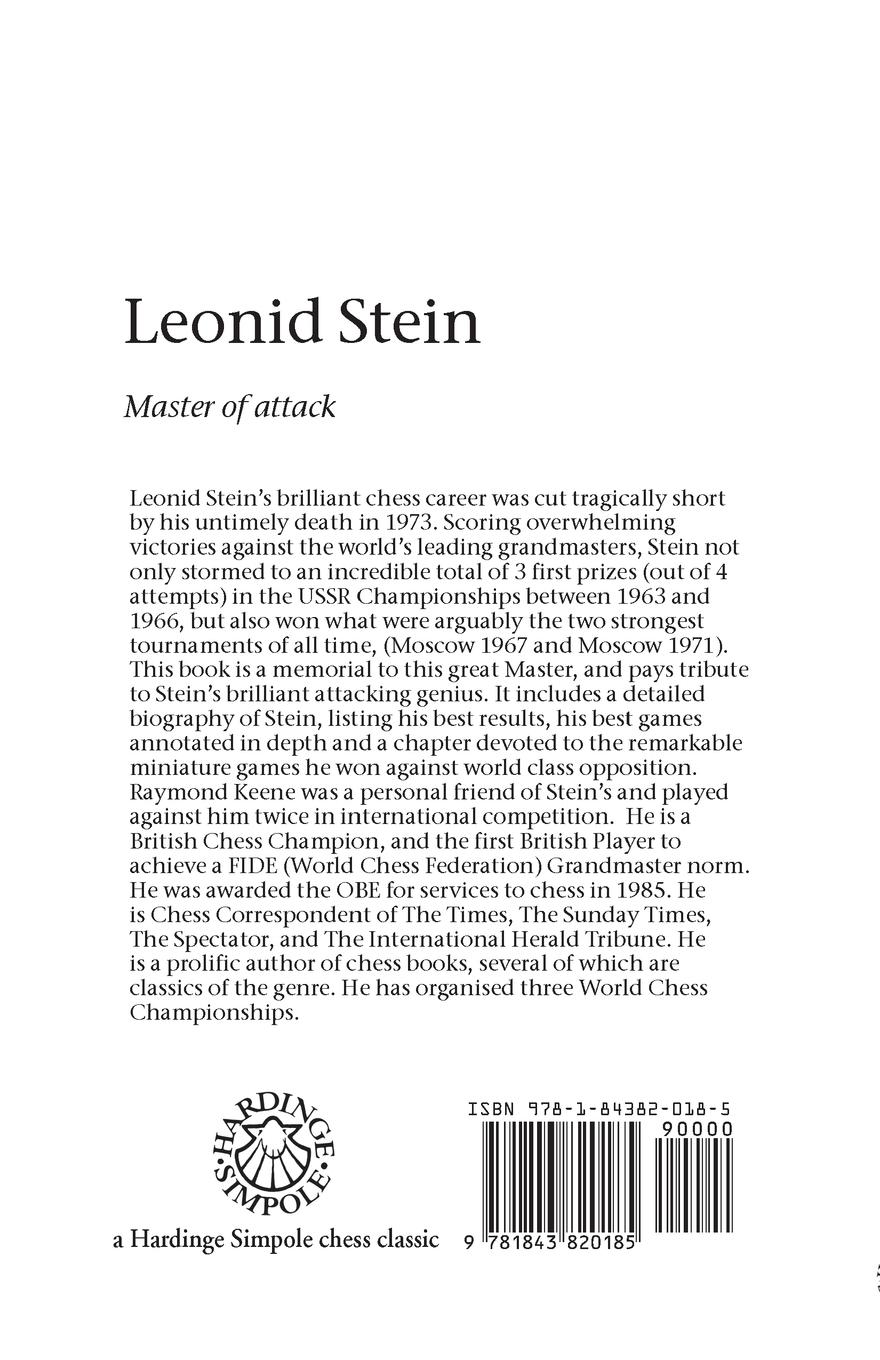 Rückseitencover Leonid Stein - Master of attack