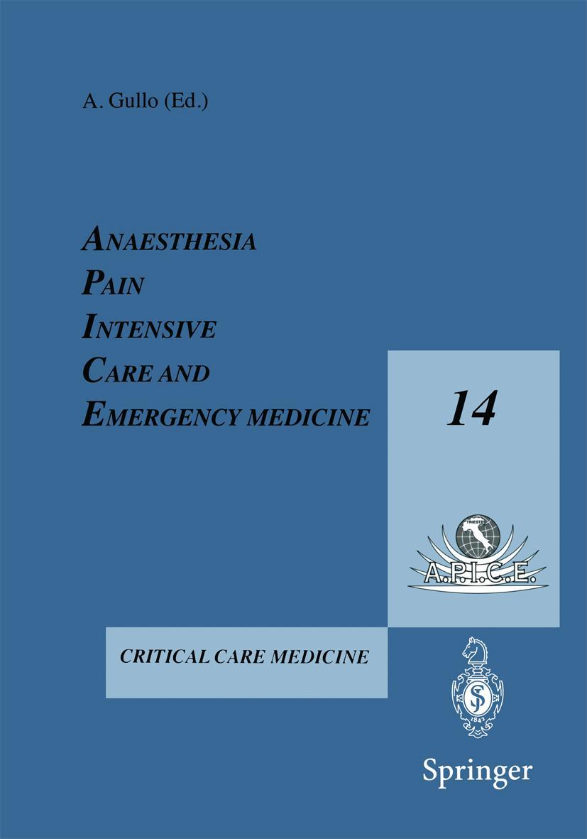 Vorderes Coverbild Anesthesia, Pain, Intensive Care and Emergency Medicine - A.P.I.C.E.