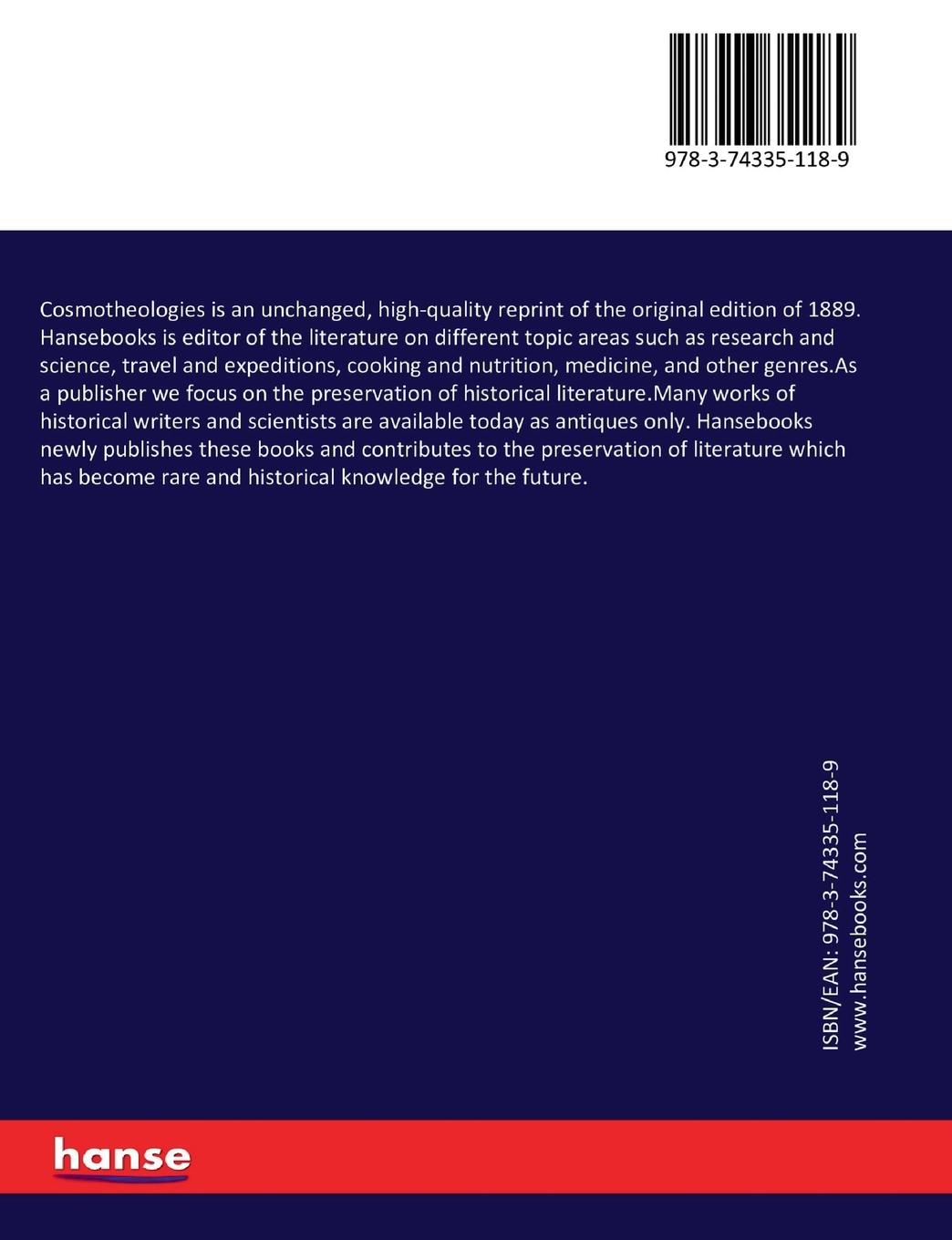 Rückseitencover Cosmotheologies