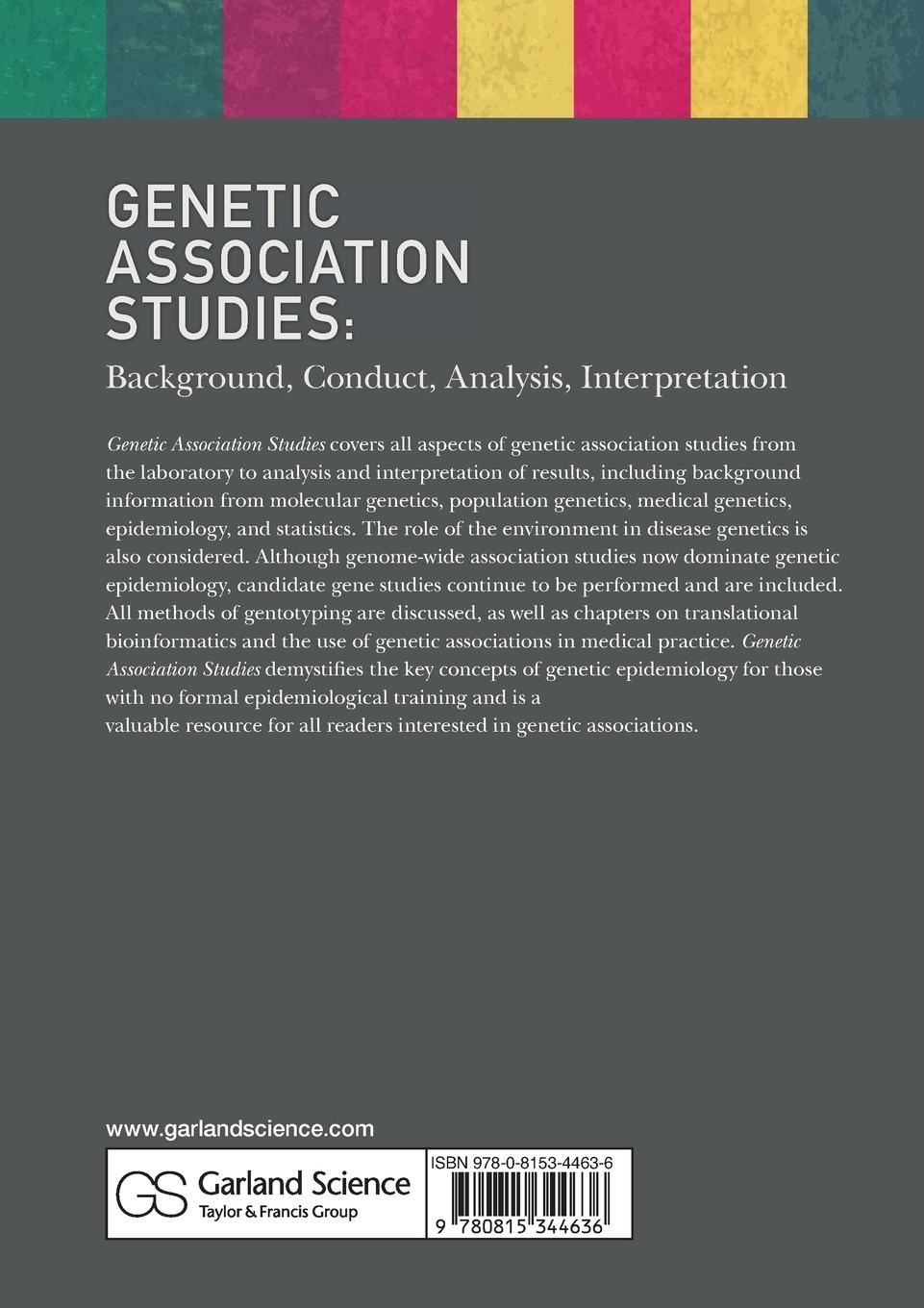 Rückseitencover Genetic Association Studies