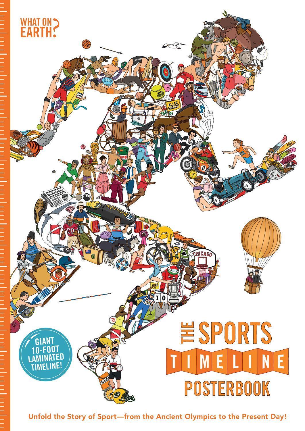 Vorderes Coverbild The Sports Timeline Posterbook
