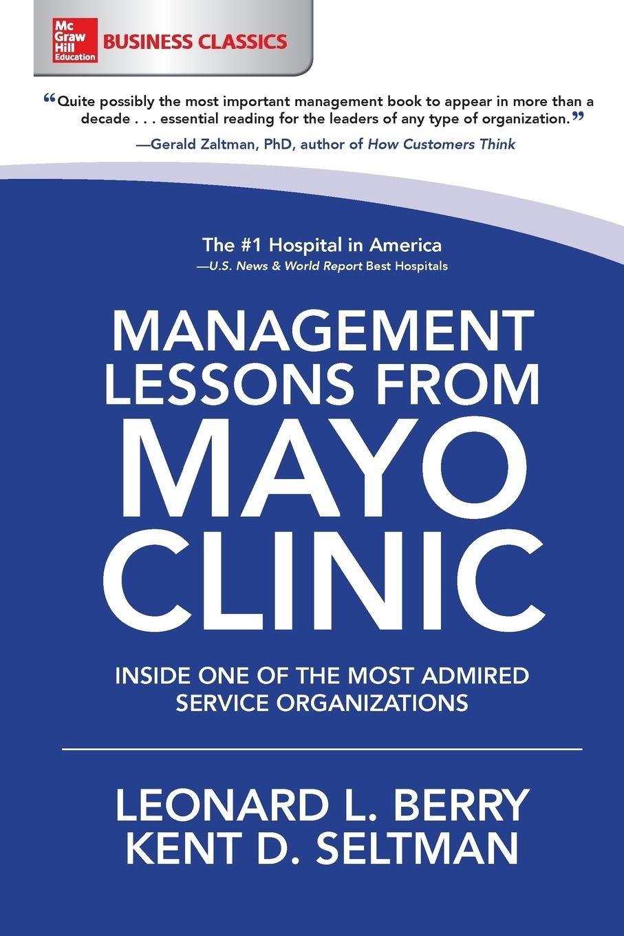 Vorderes Coverbild MGMT LESSONS MAYO CLINIC PB