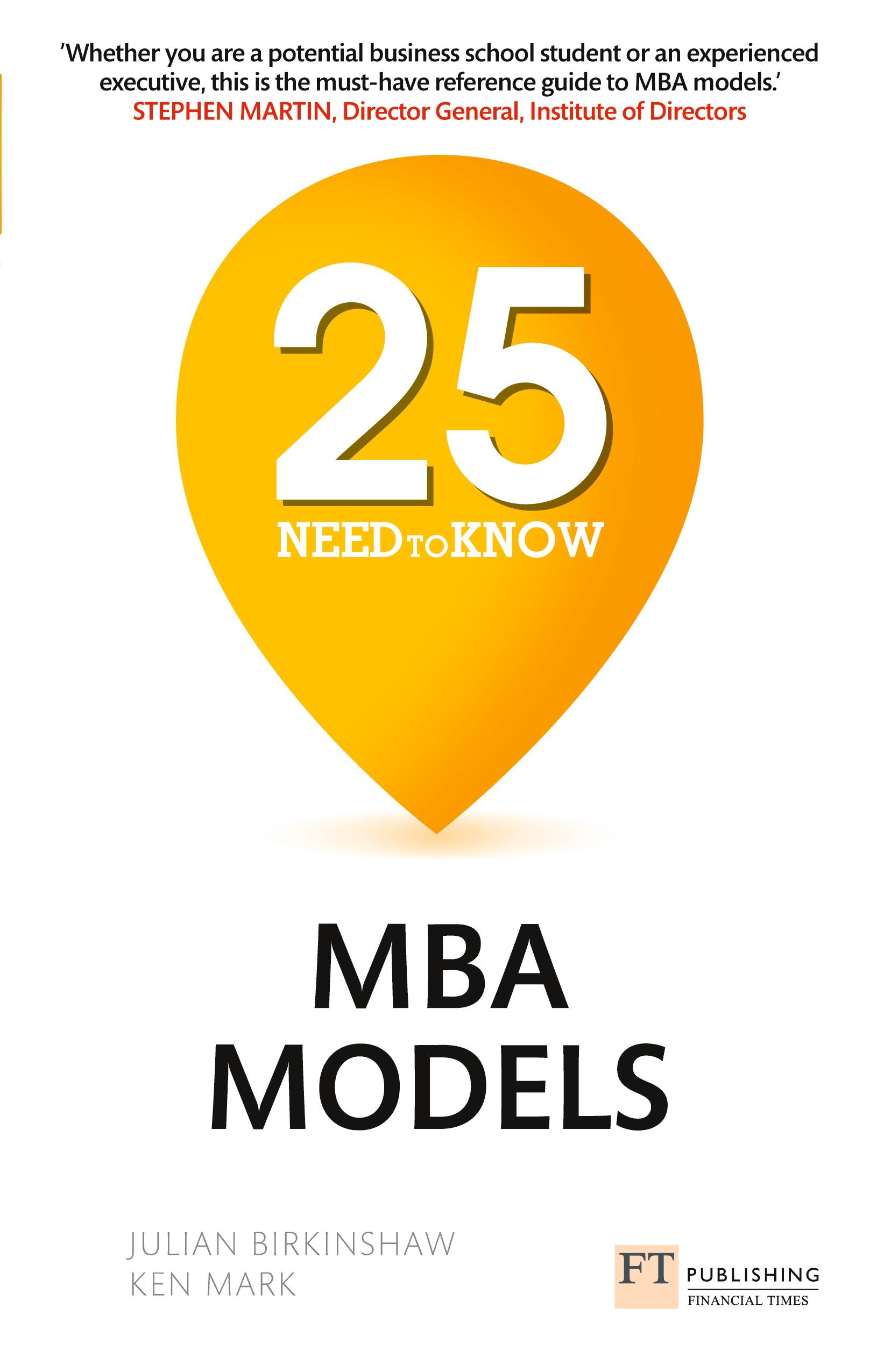 Vorderes Coverbild 25 Need-to-Know MBA Models