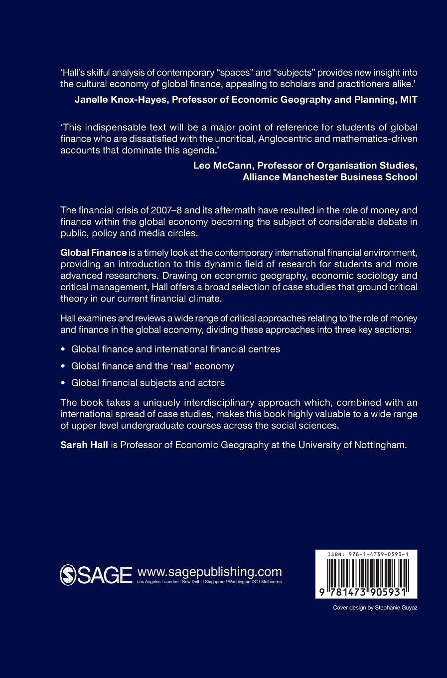 Rückseitencover Global Finance