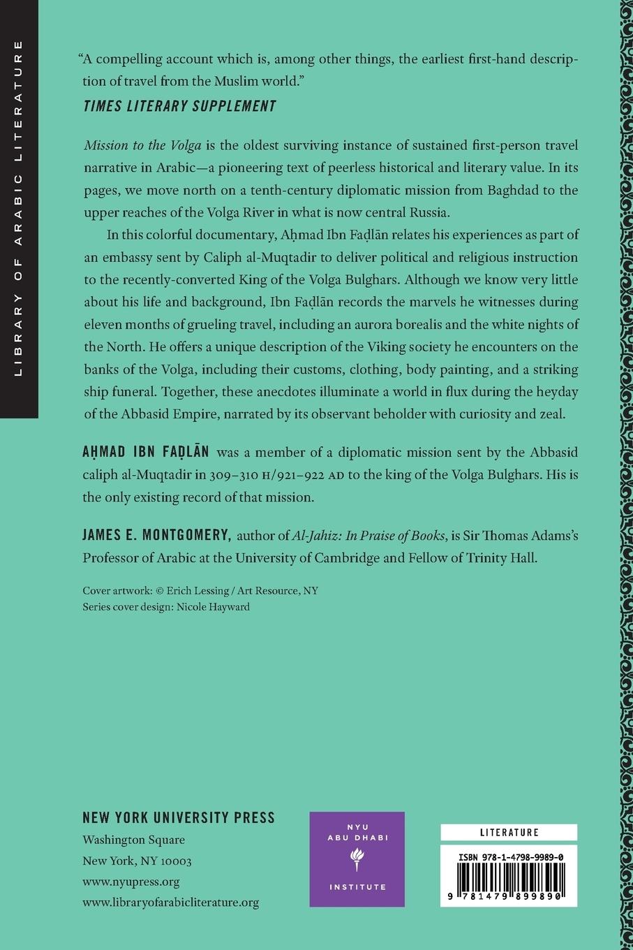 Rückseitencover Mission to the Volga