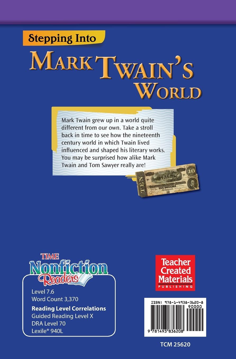 Rückseitencover Stepping Into Mark Twain's World