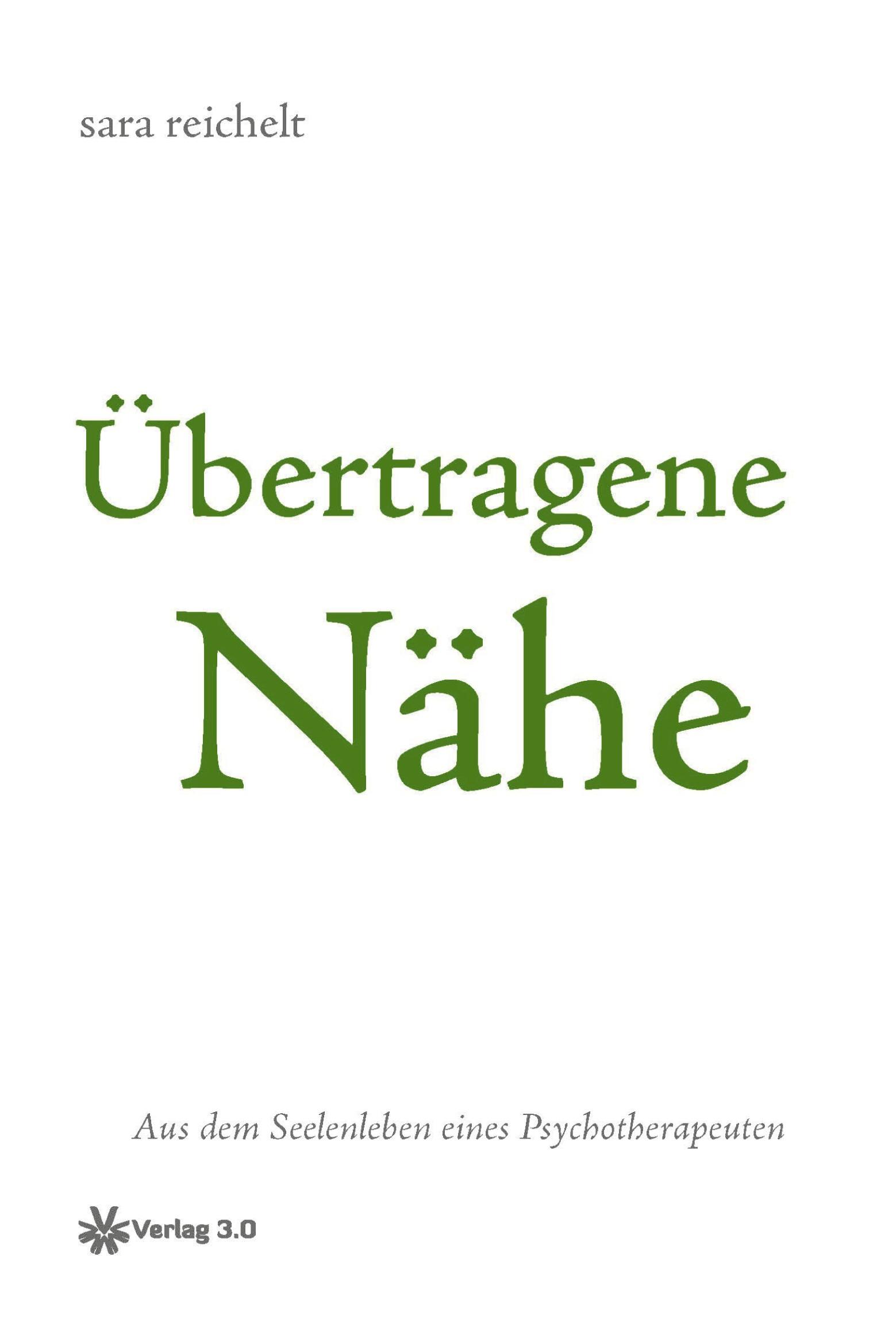 Vorderes Coverbild Übertragene Nähe